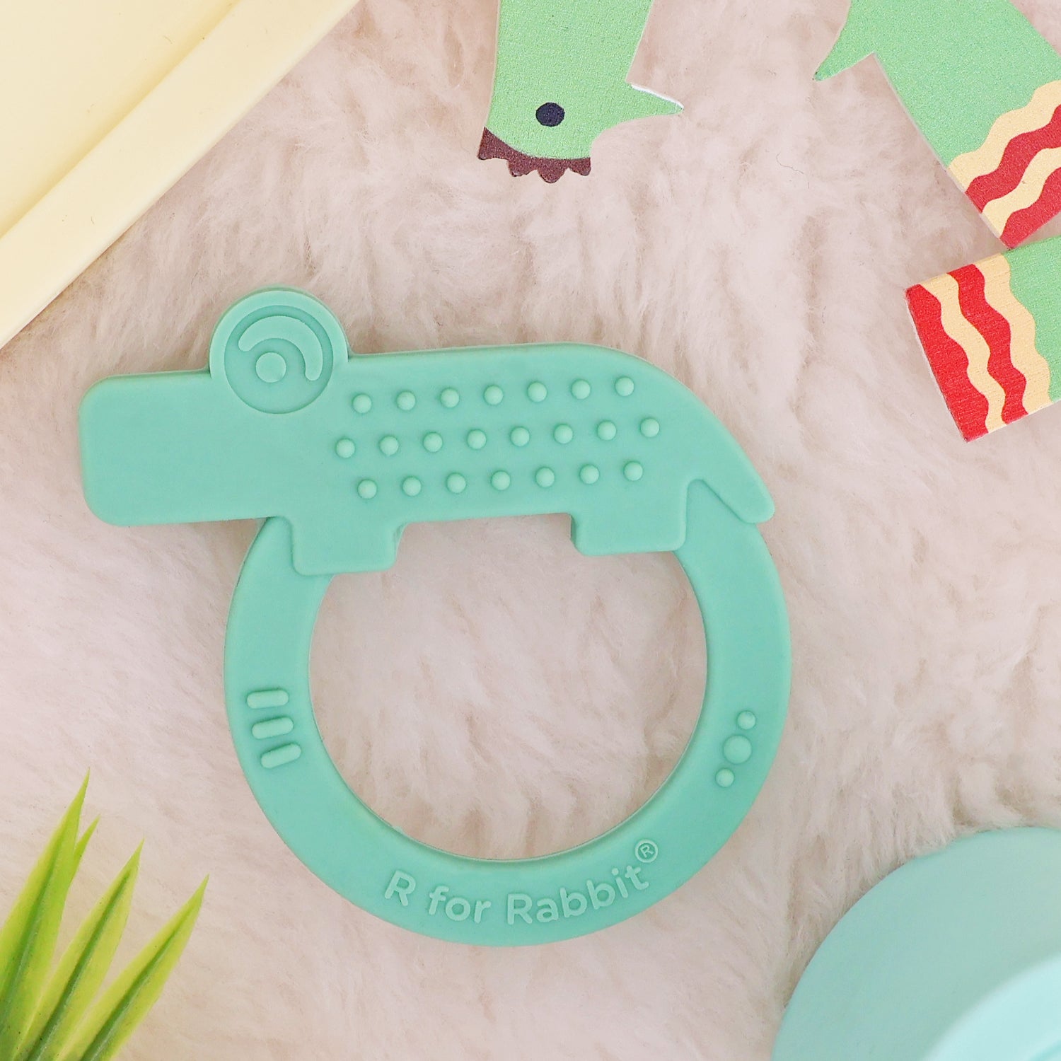 R for Rabbit Tiny Bites Zoobie Teethers