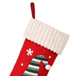 Tufting & Crochet Red Santa christmas Stockings, 16 inches for christmas gifts and christmas decor - Little Surprise BoxTufting & Crochet Red Santa christmas Stockings, 16 inches for christmas gifts and christmas decor