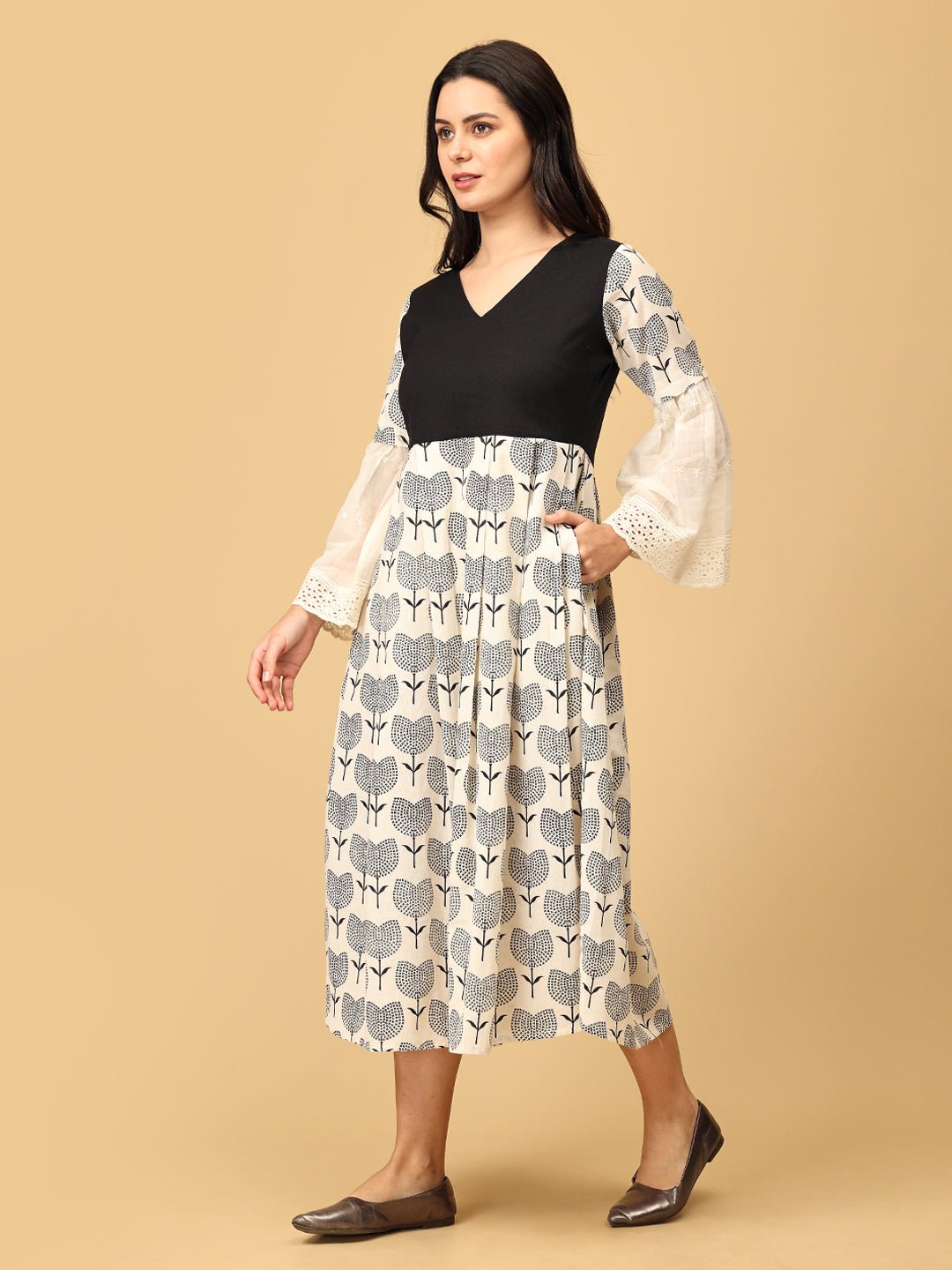 Tulip to the Lace Women's Midi Dress - WDRS - SK - TLTLC - S