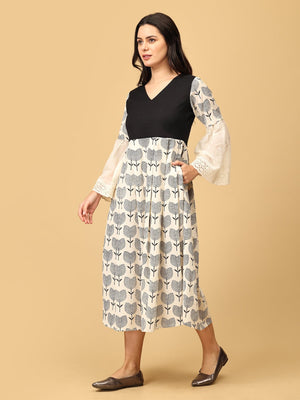 Tulip to the Lace Women's Midi Dress - WDRS - SK - TLTLC - S