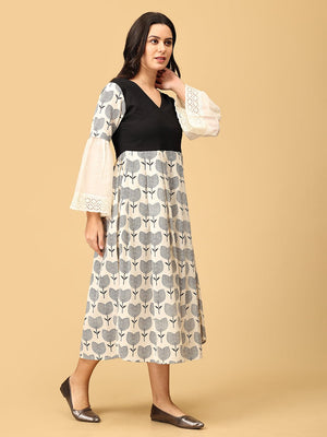 Tulip to the Lace Women's Midi Dress - WDRS - SK - TLTLC - S