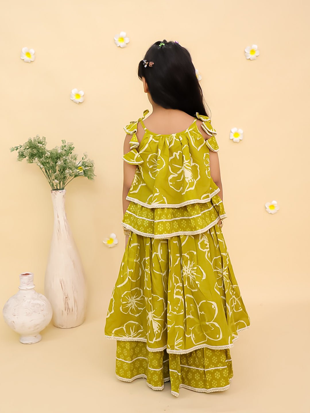 Turmeric Glow Girls Lehenga Set - KES - RA - TMRG - 0 - 6