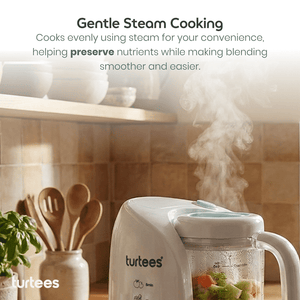 Turtees 4-In-1 Baby Food Maker | The Mom Store - BabyFoodProcessor