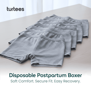 Turtees Disposable Postpartum Underwear 8Pcs - Maternity & Postpartum Care