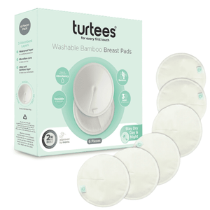 Turtees Washable Nursing Pads 6 Count | The Mom Store - BreastPad