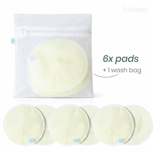Turtees Washable Nursing Pads 6 Count | The Mom Store - BreastPad