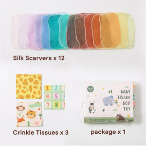 TurtleBee Baby Sensory Tissue Box Toy for Babies | The Mom Store - Baby Activity Toys