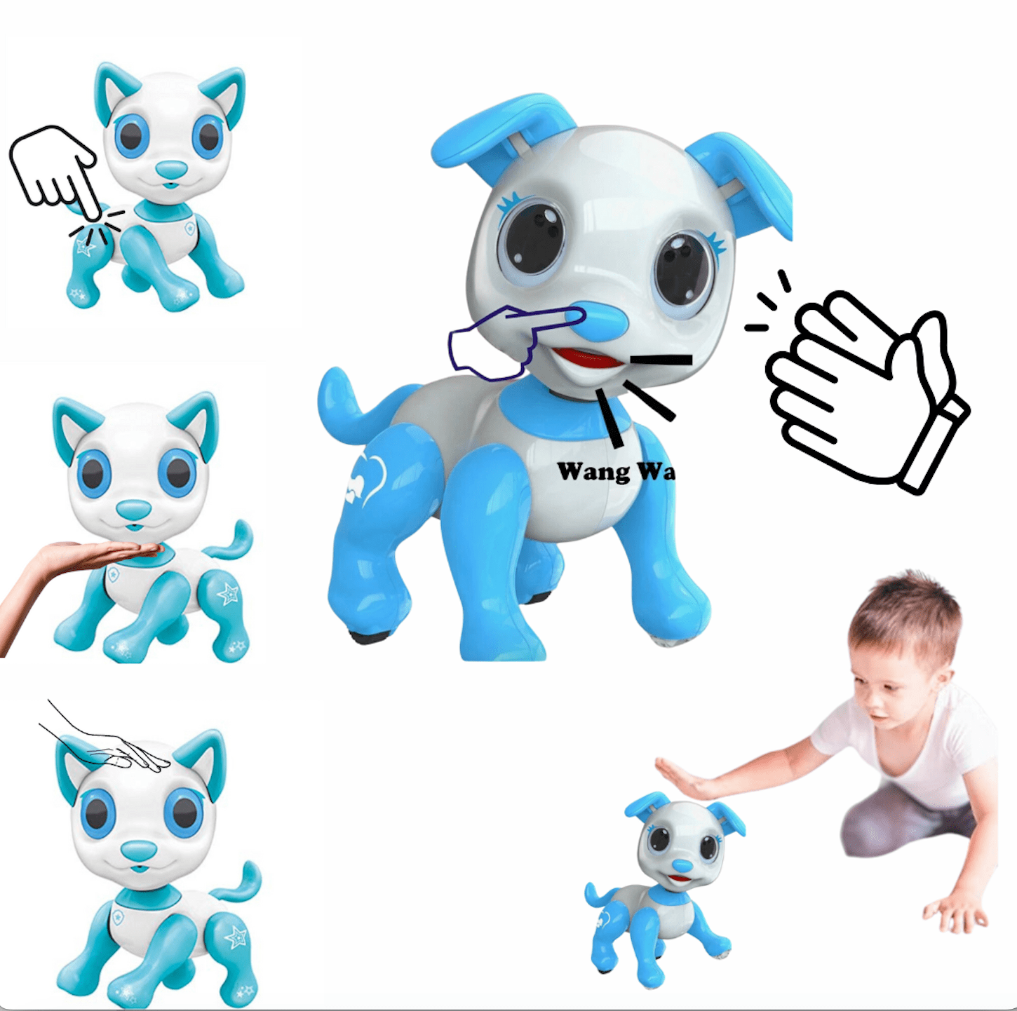 TurtleBee interactive Robotic Dog, Toby - RD01