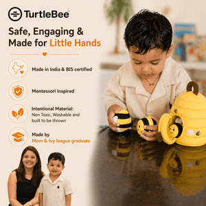 TurtleBee Sensory Beehive Toy for Babies | The Mom Store - Learning and Educational Toys