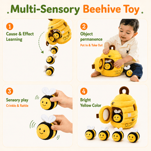 TurtleBee Sensory Beehive Toy for Babies | The Mom Store - Learning and Educational Toys