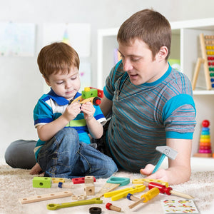 TurtleBee Wooden Toolbox Set for Kids | The Mom Store - Wooden pretend & Play Toys