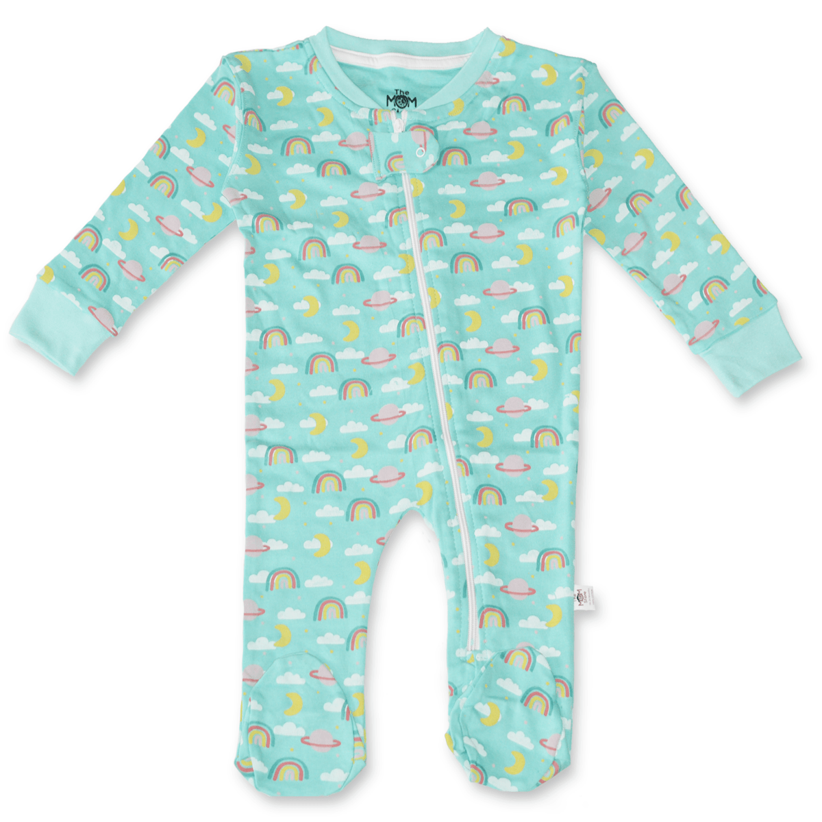 Twinkle Footed Romper - ROM-BLU-0-6