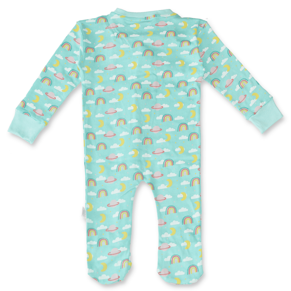 Twinkle Footed Romper - ROM-BLU-0-6