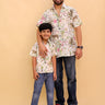 Twinning Combo - Bagh - i - Bold Jungle Print Men's Shirt and Boys Shirt - TWN2 - BGIBMSB
