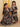 Twinning Combo - Black Block Print Anarkali Kurta Set with Black Block Print Girls Anarkali Sharara Set - TWN2 - BKBABAS