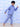 The Mom Store - Twinning Combo - Twinning Combo: Blue Snuggles Womens and Kids Fleece Co - ord Sets - TWN2 - SD - BSWKFC