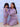 Twinning Combo: Purple Fluffies Womens and Kid Fleece Co - ord Sets - TWN2 - SD - PFWKFC