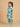 Twinning Set- Aqua Grid Womens and Girls Kurta Set - Twinning Combo