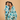 Twinning Set- Aqua Grid Womens and Girls Kurta Set - Twinning Combo