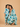 Twinning Set- Aqua Grid Womens and Girls Kurta Set - Twinning Combo