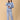Twinning Set: Blue Snuggles Womens and Kids Fleece Night Suits - Twinning Combo