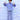 Twinning Set: Blue Snuggles Womens and Kids Fleece Night Suits - Twinning Combo