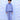 Twinning Set: Blue Snuggles Womens and Kids Fleece Night Suits - Twinning Combo