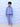 Twinning Set: Blue Snuggles Womens and Kids Fleece Night Suits - Twinning Combo