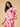 Twinning Set- Blush Grid Womens and Girls Kurta Set - Twinning Combo