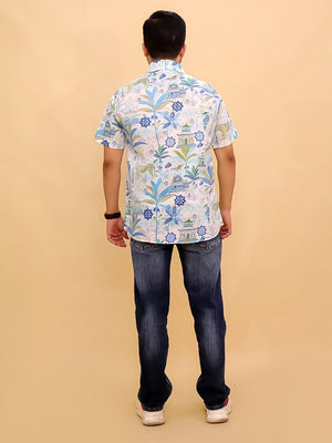 Twinning Set- Prowl Patrol Jungle Print Men's Shirt and Boys Shirt - Twinning Combo