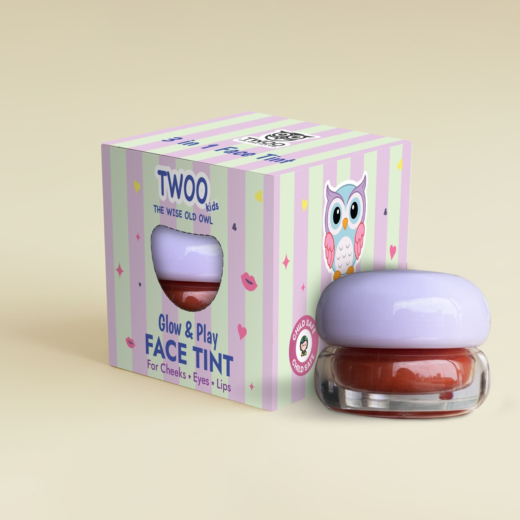 TWOO 3 - in - 1 Face Tint - Shadow Plum Kids Make Up