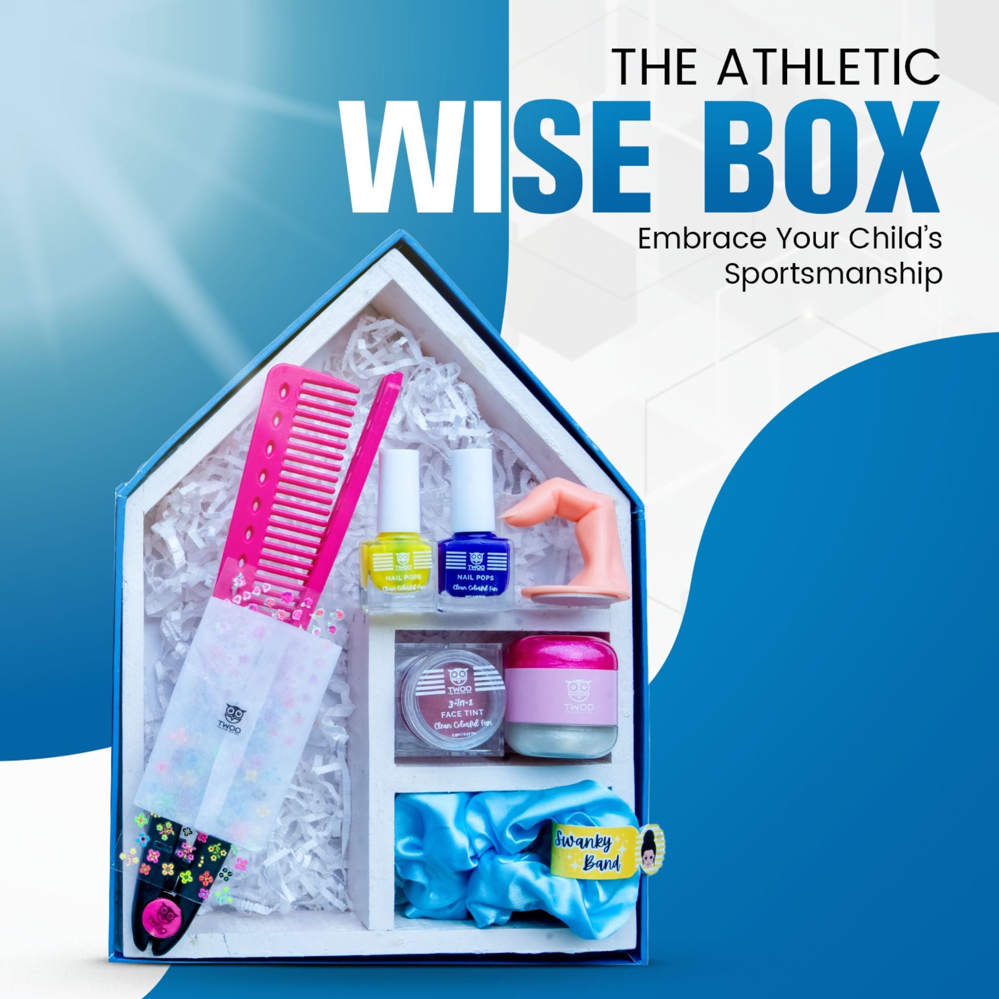 TWOO 8 in 1 Wise Box Beauty Kit for Girls: The Athletic Wise Box - The Athletic Wise Box