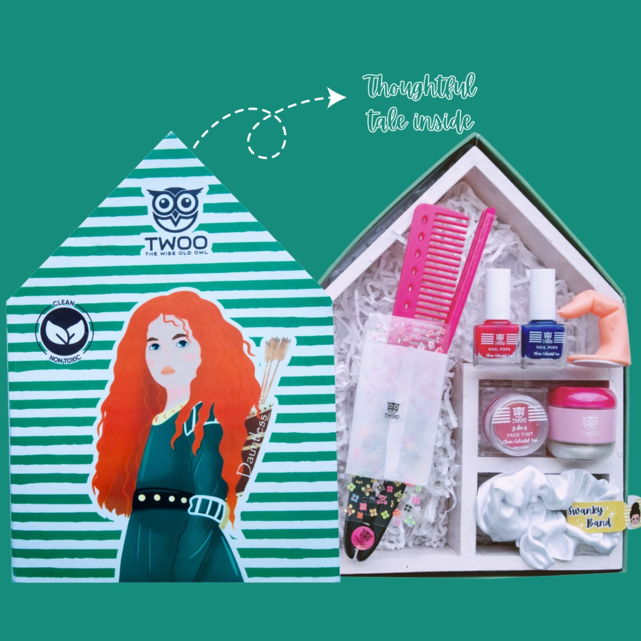 TWOO 8 in 1 Wise Box Beauty Kit for Girls: The Dauntless Wise Box - The Dauntless Wise Box