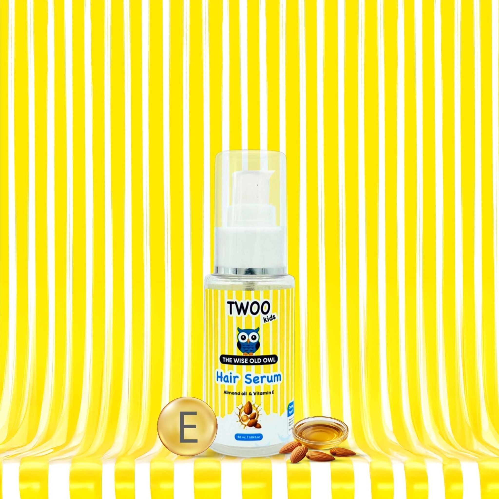 TWOO Kids De - Knotty Hair Serum with Almond Oil & Vitamin E – Smooth & Shiny Hair - 8906002231881