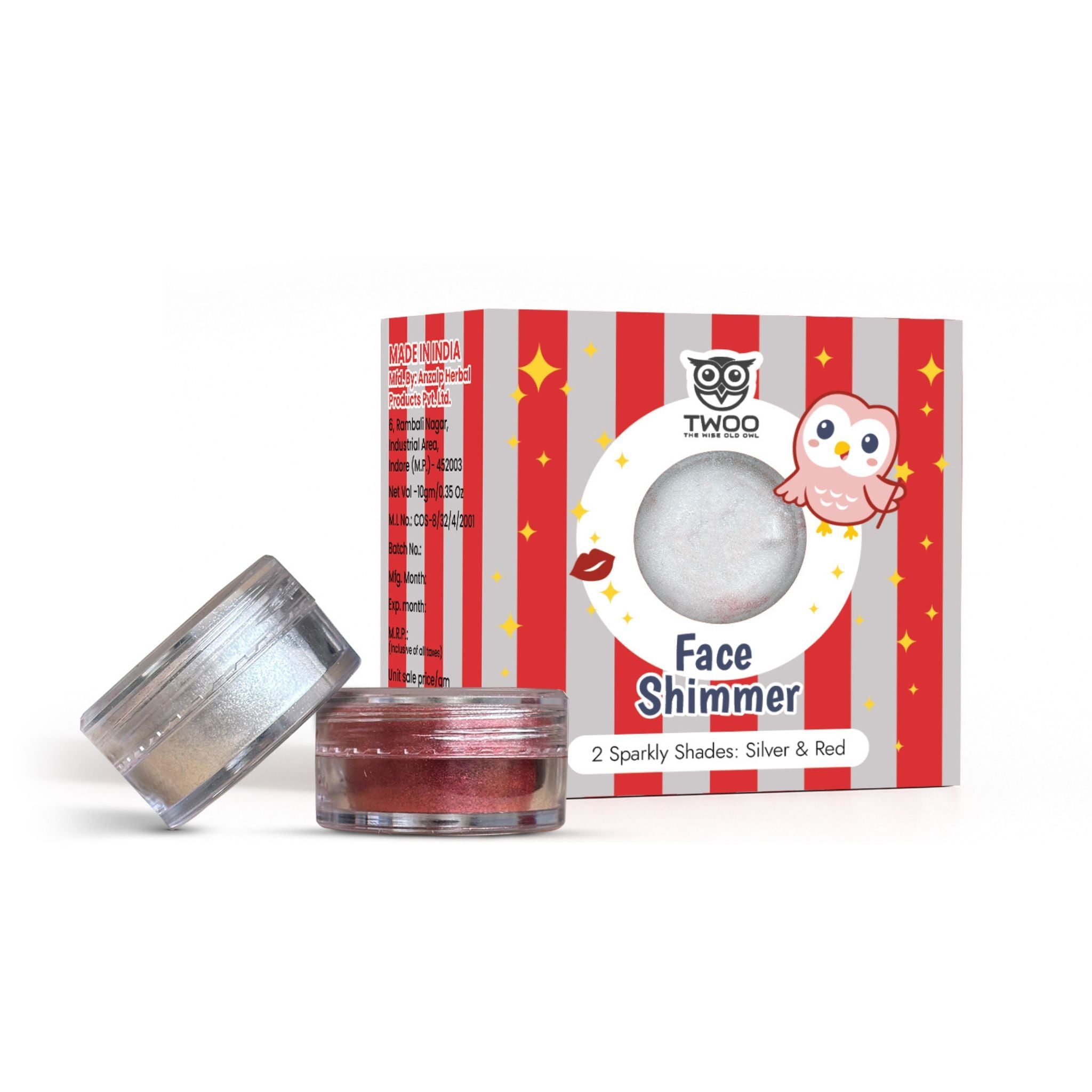 Twoo Kids Face Shimmer - Silver Dust Kids Make Up