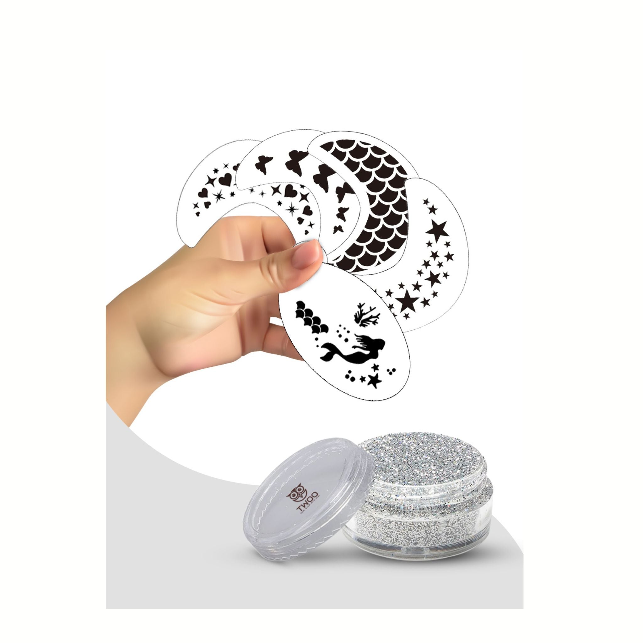 TWOO Shimmer & Stencils - Rainbow Queen - 8906002232000