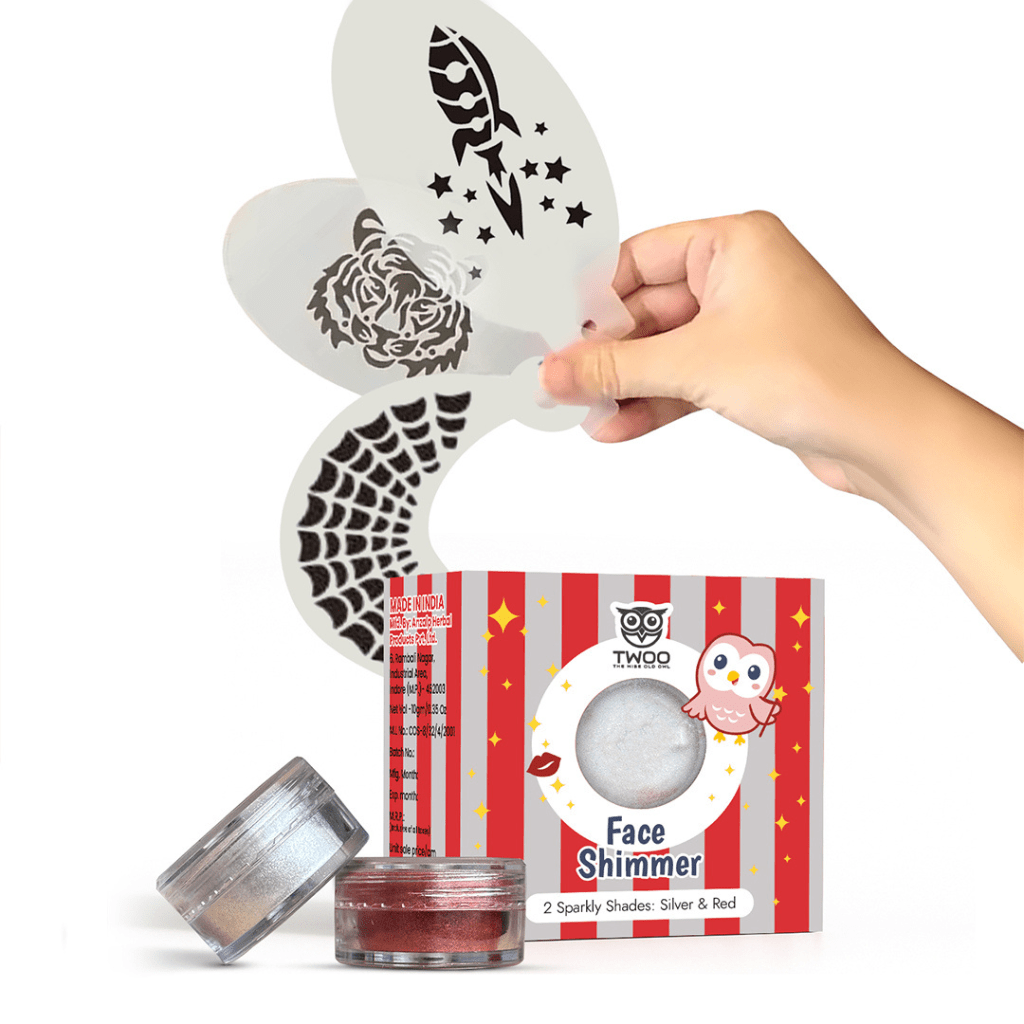 TWOO Shimmer & Stencils - Rainbow Queen - silver Accessories