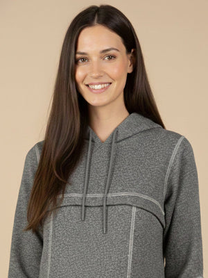 Undercover Cozy Maternity And Nursing Hoodie Dress - Grey Maternity Winter Dress
