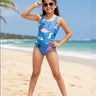 Unicorn And Dino Dream Girls Swimsuit - 2 - 4 Years Kids Swimwear