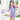 Unicorn Splash Girls Swimsuit - KSW - SG - UNSPL - 2 - 4
