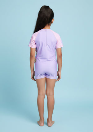 Unicorn Splash Girls Swimsuit - 2 - 4 Years Kids Swimwear