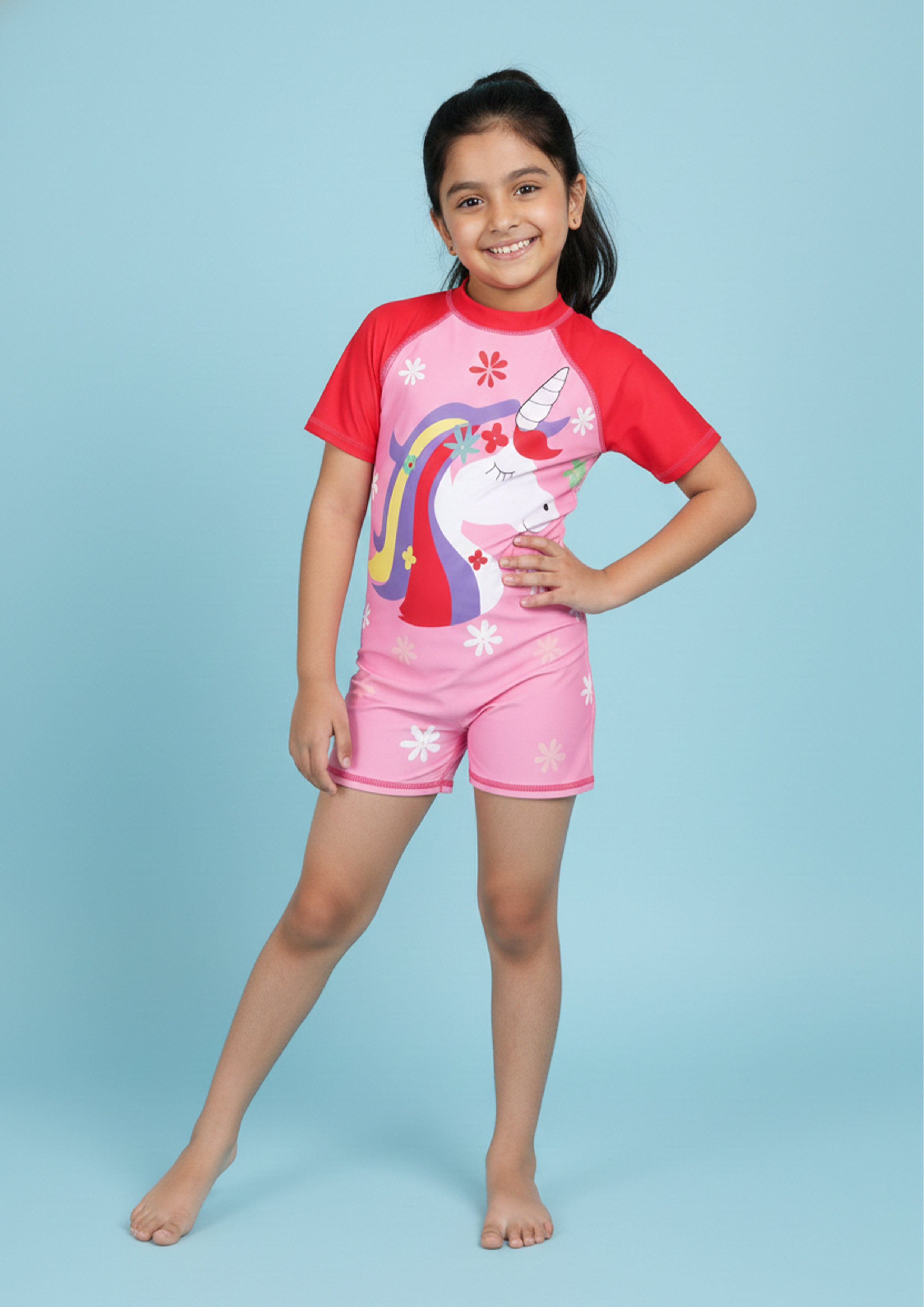 Unicorn Wonder Girls Swimsuit - 2 - 4 Years Kids Swimwear