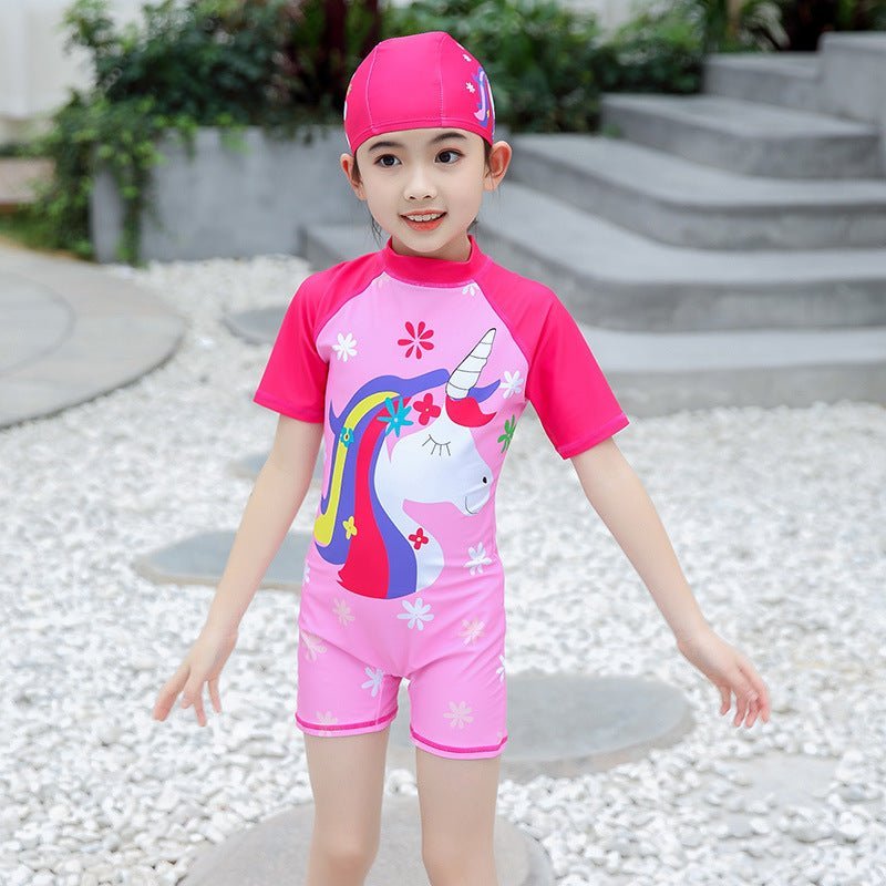 Unicorn Wonder Girls Swimsuit - KSW-SG-UNWN-2-4