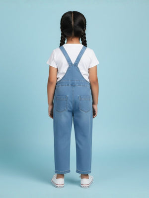 Unisex Denim Dungaree - Blue Kids Casual Wear