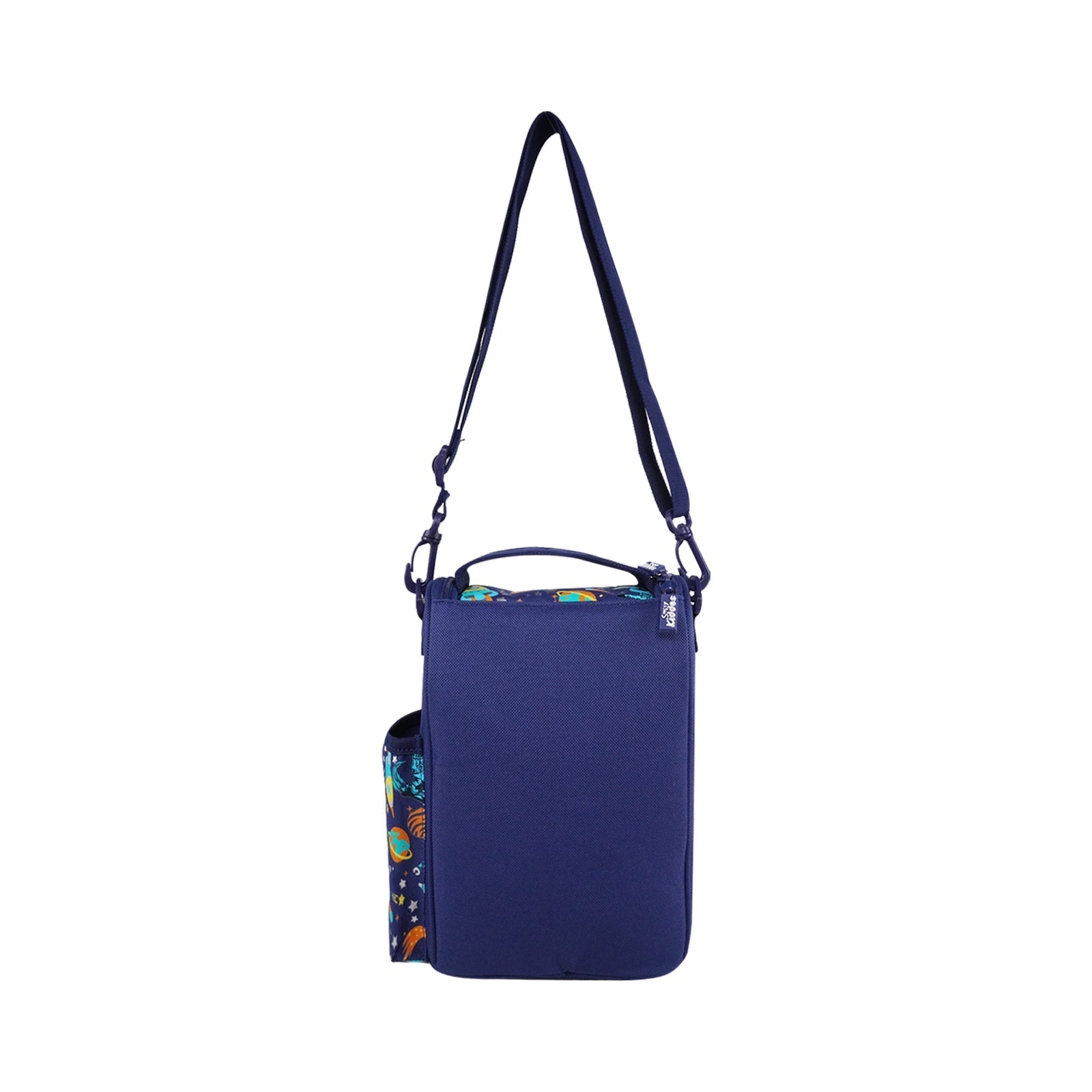 Smily Kiddos Space Astronaut Strap Lunch Bag V3 | Insulated Lunch Bag for Kids – Blue