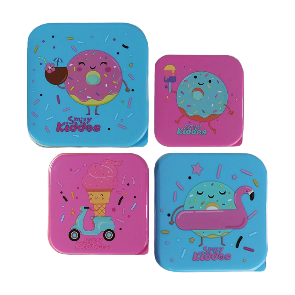 Smily Kiddos 4 in 1 container - Dessert Theme