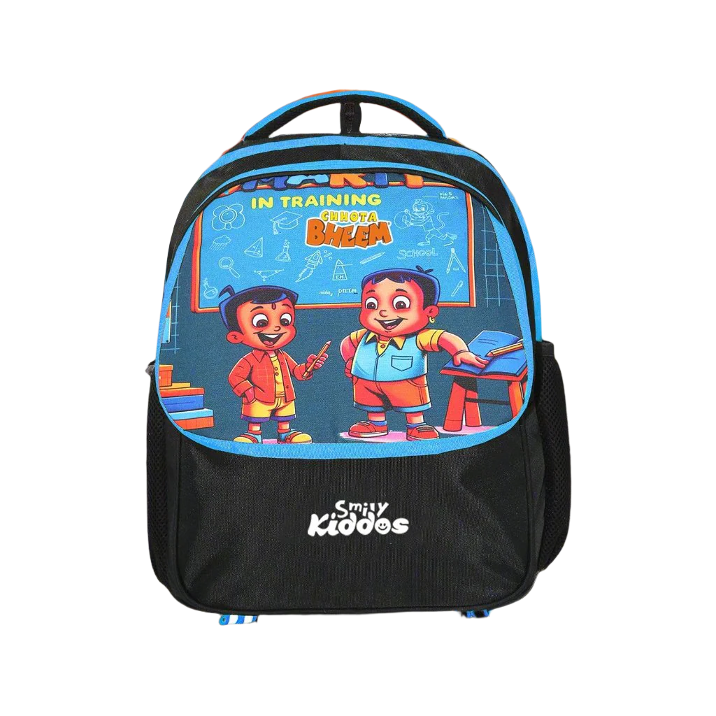 Smily Kiddos - Licensed Chhota Bheem Preschool Backpack III - Blue