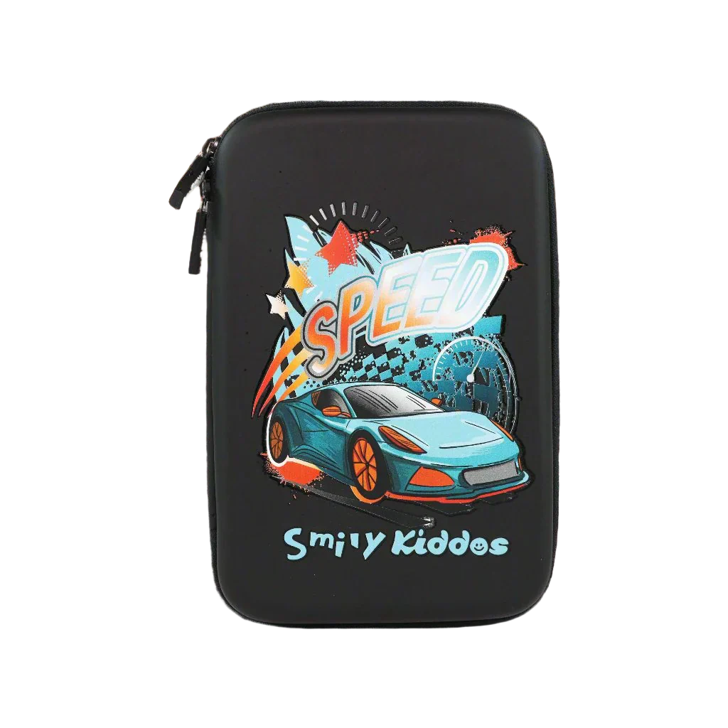 Smily Kiddos Single Compartment Eva Pencil Speedster - Black
