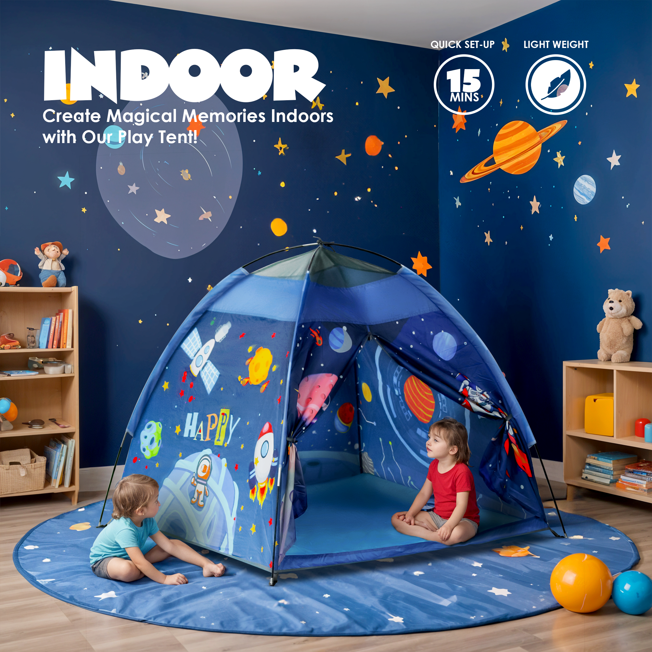 Happy Bear Tent House for Kids