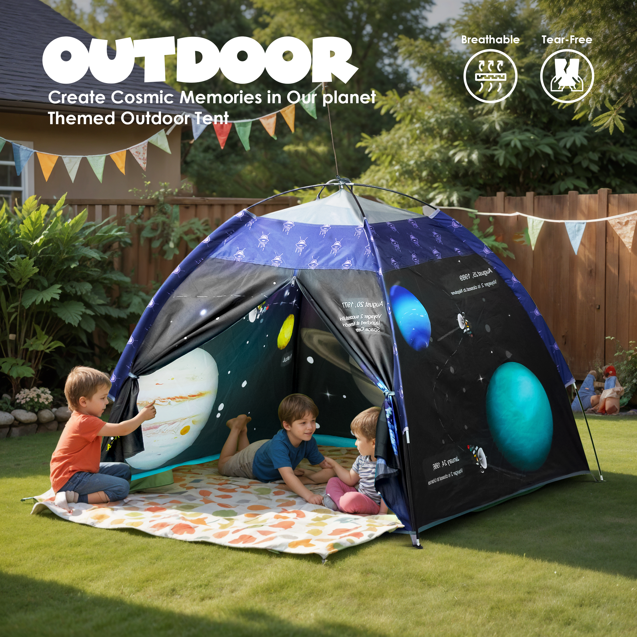 Happy Bear Play Tent for Indoor & Outdoor Fun | Planet Kids Tent House